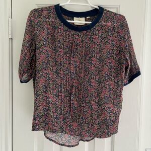 Anthropologie One Fine Day floral blouse